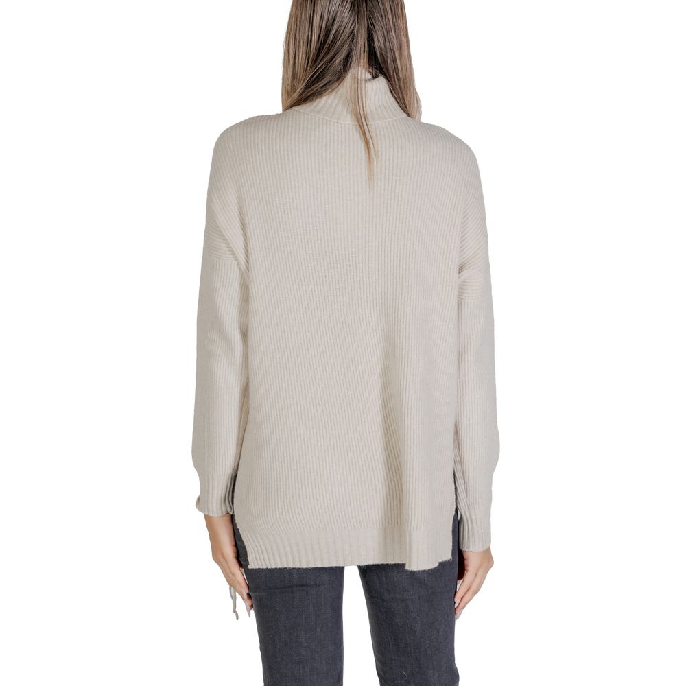 Sandro Ferrone Beige Viscose Sweater