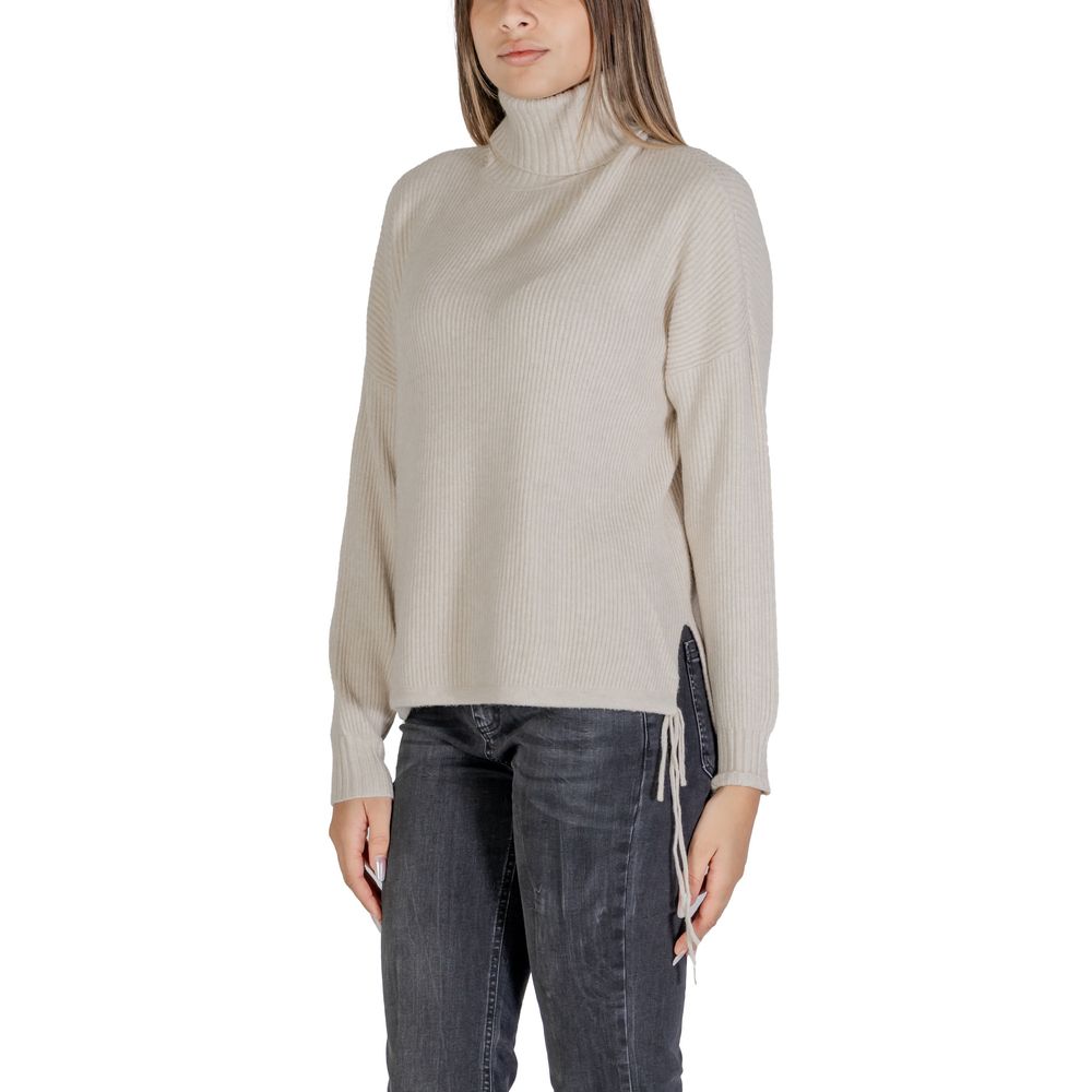 Sandro Ferrone Beige Viscose Sweater