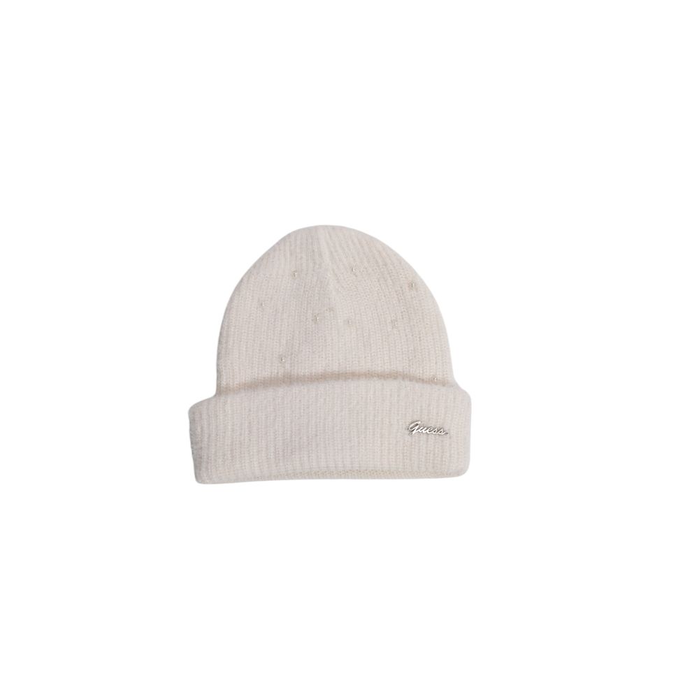 Guess Cream Cotton Hat