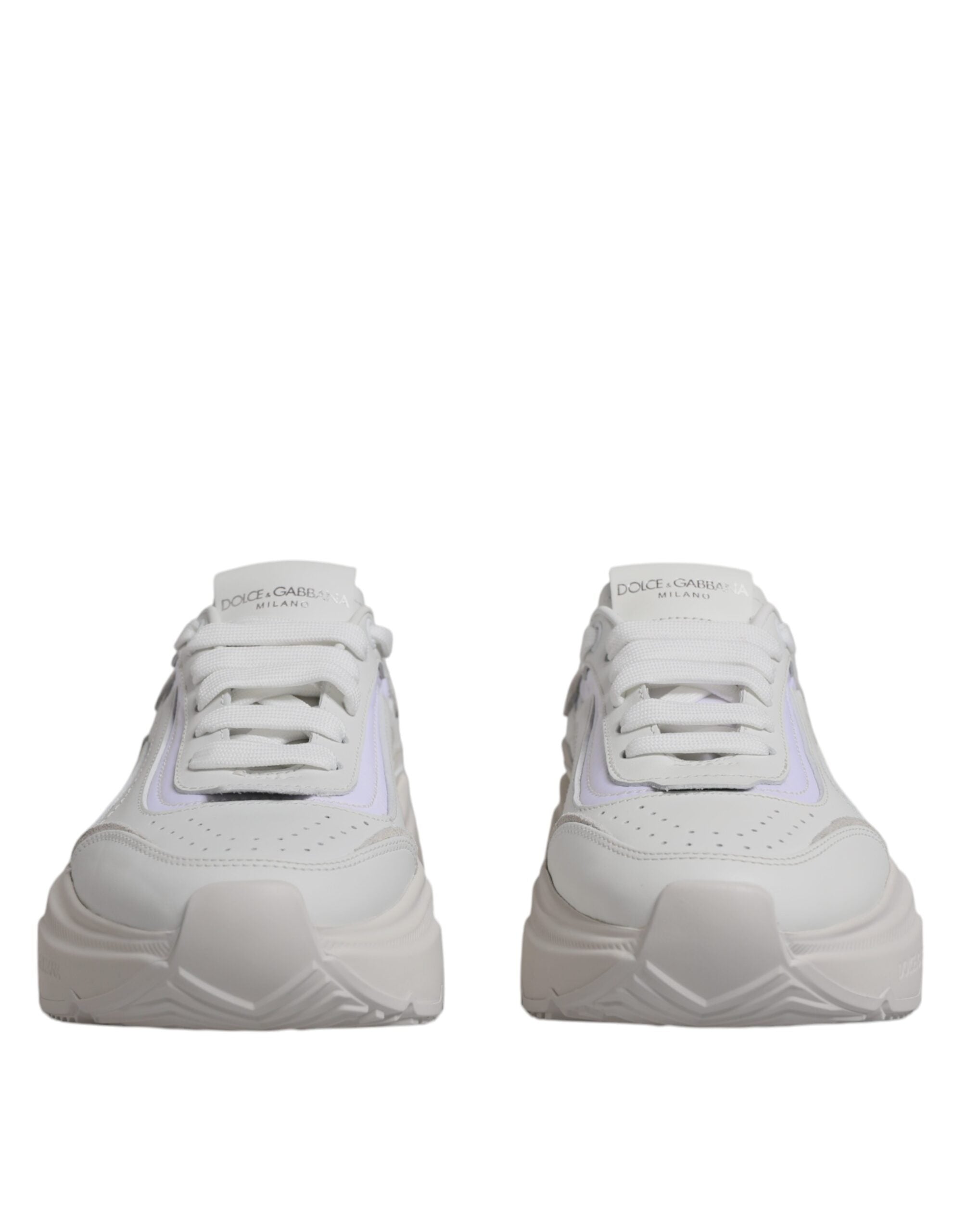 Dolce &amp; Gabbana White Daymaster Low Top Sneakers Shoes