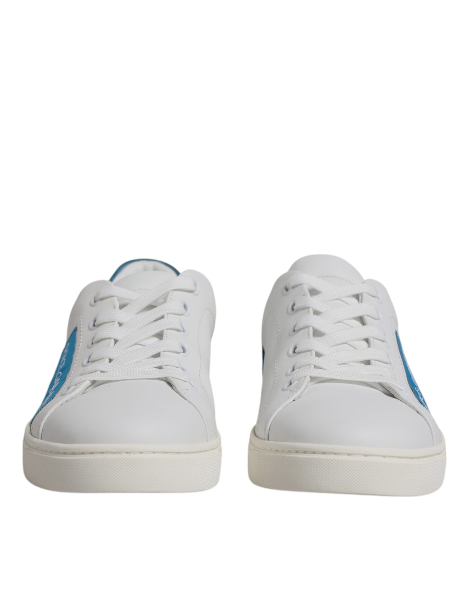 Dolce &amp; Gabbana White London Calf Leather Sneakers Shoes