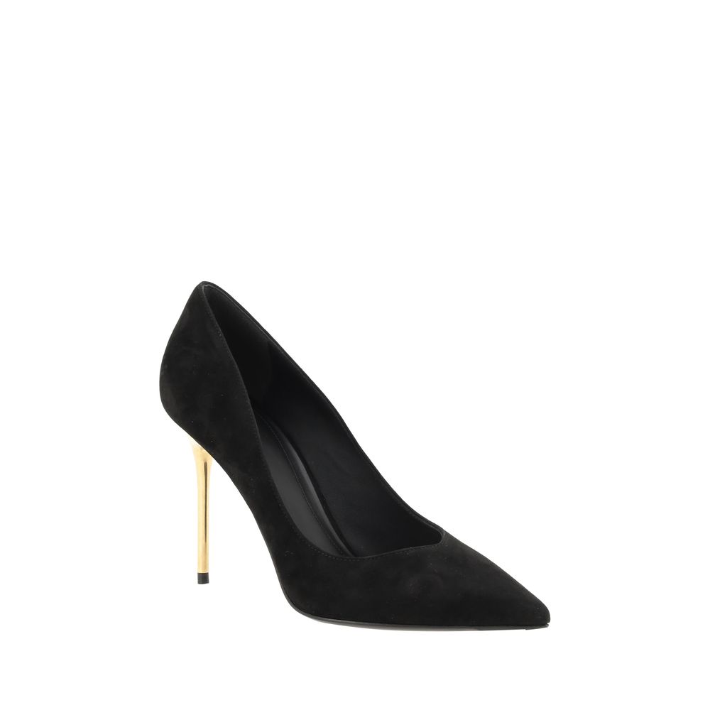 Balmain Gold heeled Pump