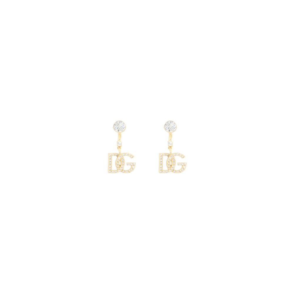 Dolce &amp; Gabbana Logo Dangling Earrings