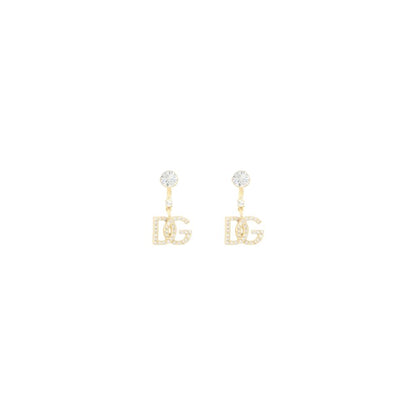 Dolce &amp; Gabbana Logo Dangling Earrings