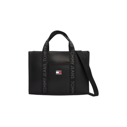 Tommy Hilfiger Jeans Black Polyethylene Handbag