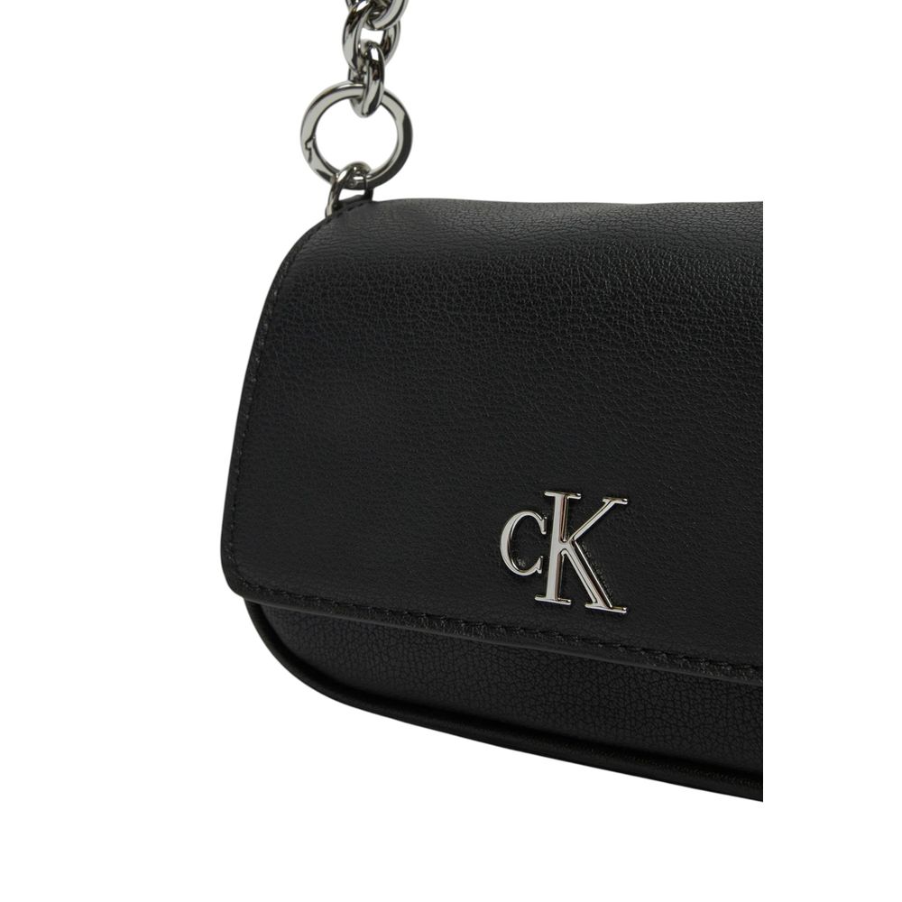 Calvin Klein Black Recycled Polyester Handbag