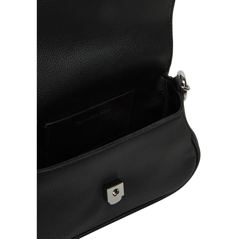 Calvin Klein Black Recycled Polyester Handbag