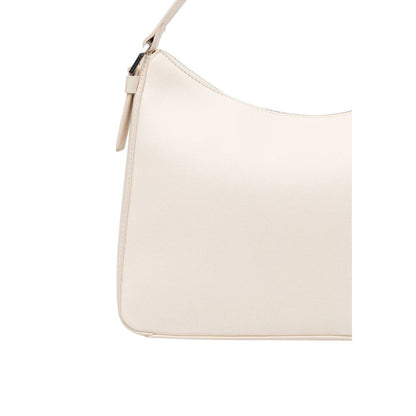 Calvin Klein White Polyethylene Handbag