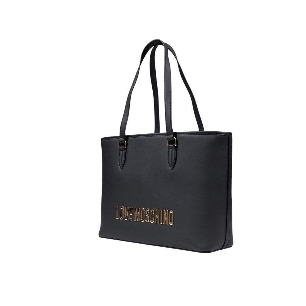 Love Moschino Bicolor Polyethylene Handbag