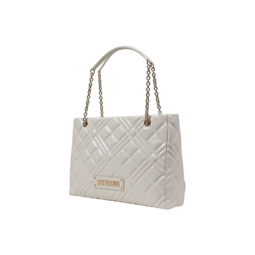 Love Moschino Beige Polyethylene Handbag