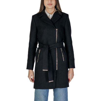 Morgan De Toi Black Wool Jackets &amp; Coat