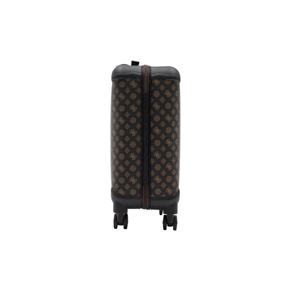 Guess Brown Polyethylene Luggage And Travel