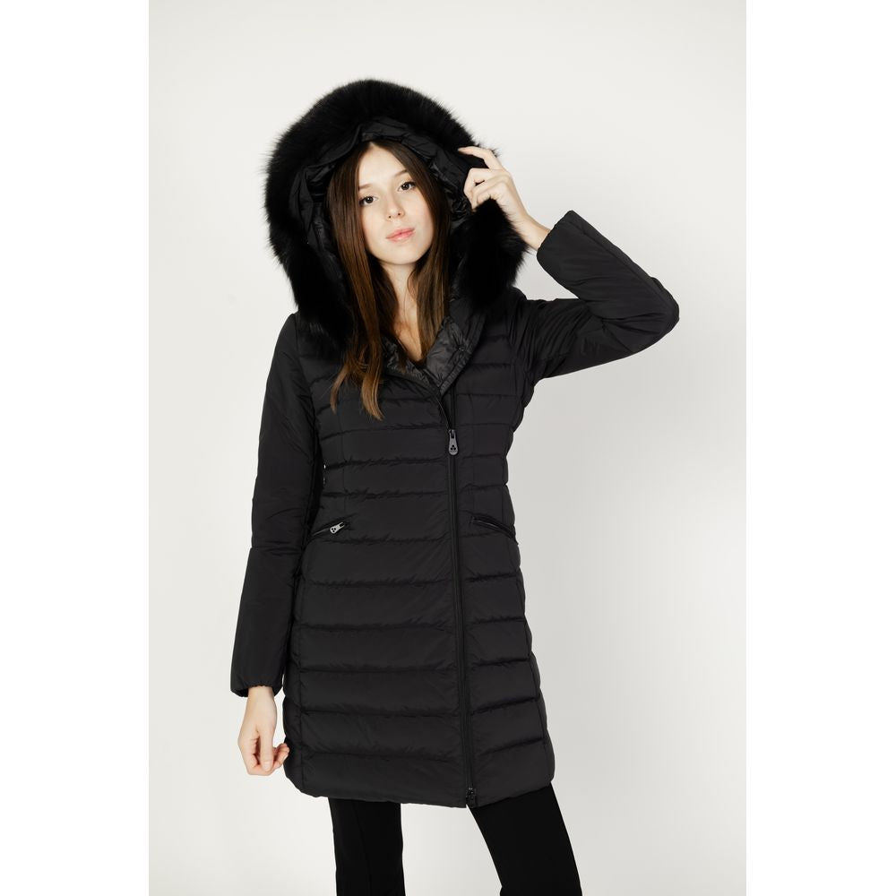 Peuterey Black Polyamide Jackets &amp; Coat