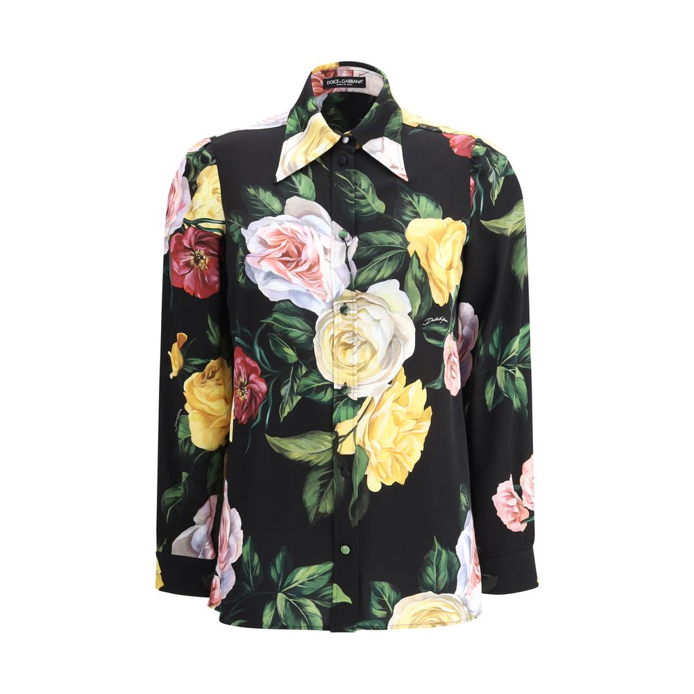 Dolce &amp; Gabbana Rose and peony print Shirt