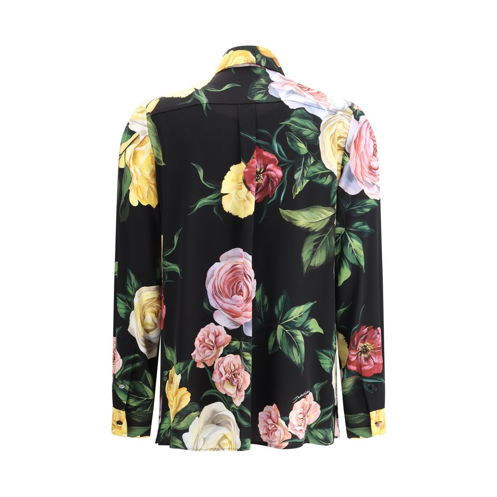 Dolce &amp; Gabbana Rose and peony print Shirt