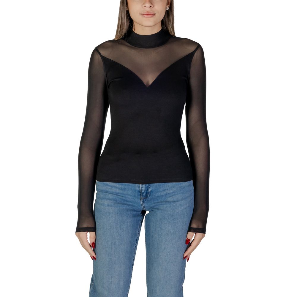 Morgan De Toi Black Polyamide Tops &amp; T-Shirt