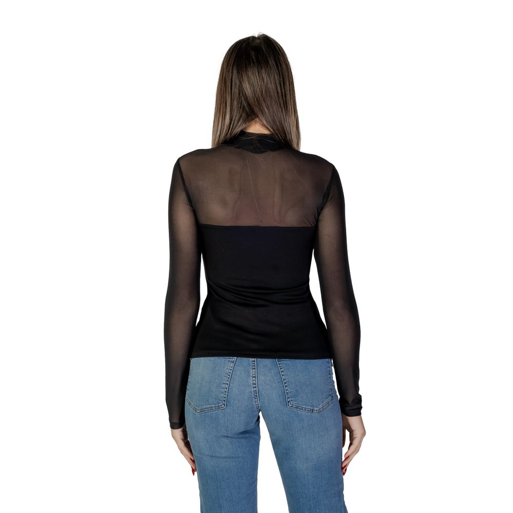 Morgan De Toi Black Polyamide Tops &amp; T-Shirt