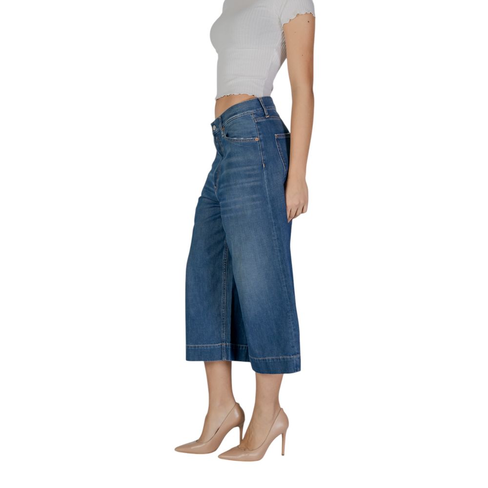 Replay Blue Cotton Jeans &amp; Pant