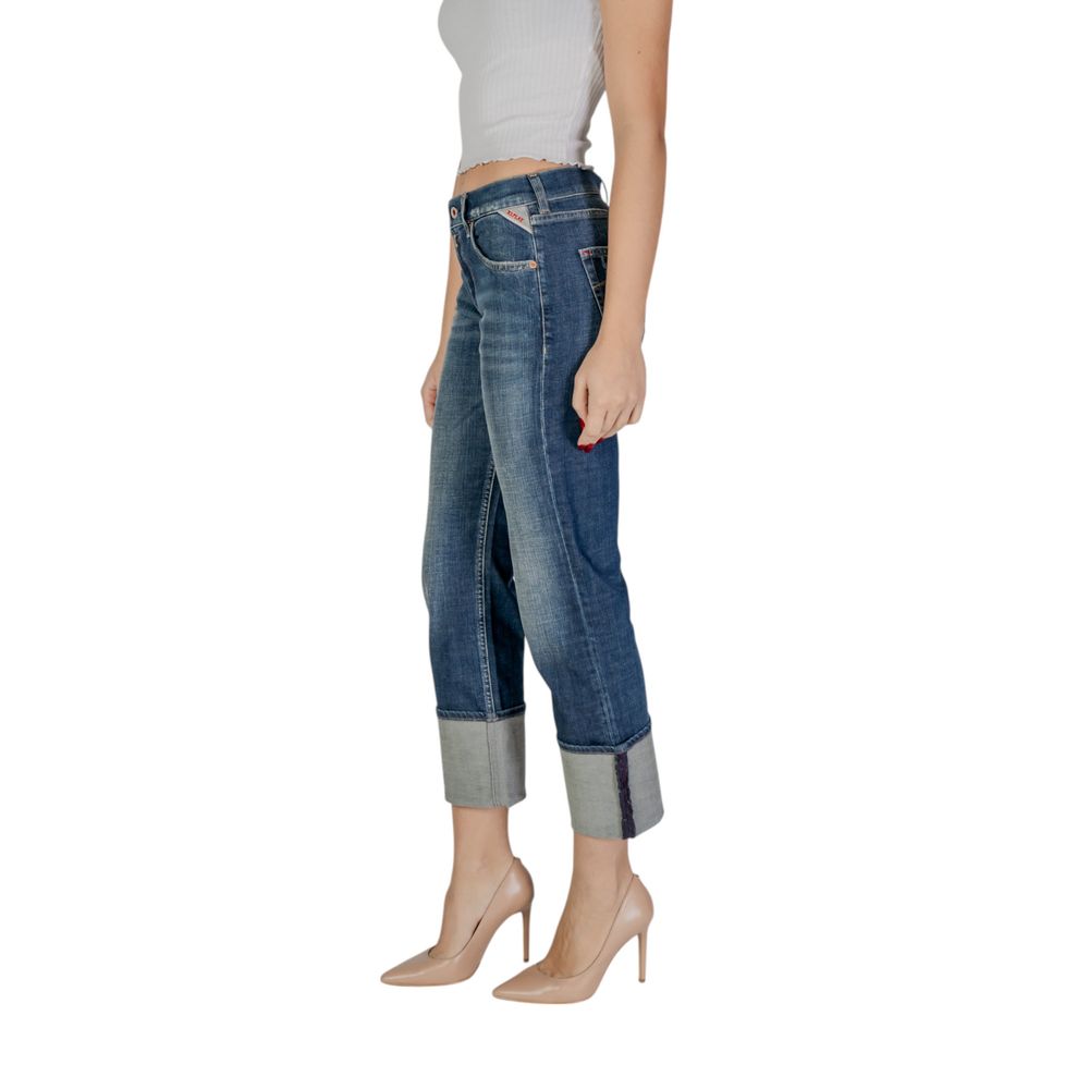 Replay Blue Cotton Jeans &amp; Pant