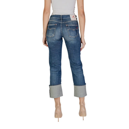 Replay Blue Cotton Jeans &amp; Pant