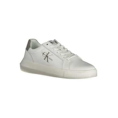 Calvin Klein White Polyester Sneaker