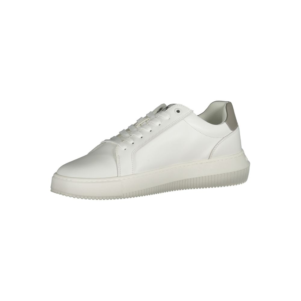 Calvin Klein White Polyester Sneaker