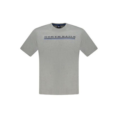 North Sails Gray Cotton T-Shirt