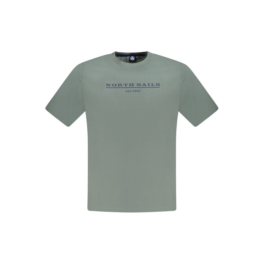 North Sails Green Cotton T-Shirt