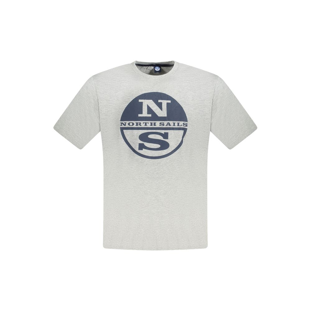 North Sails Gray Cotton T-Shirt