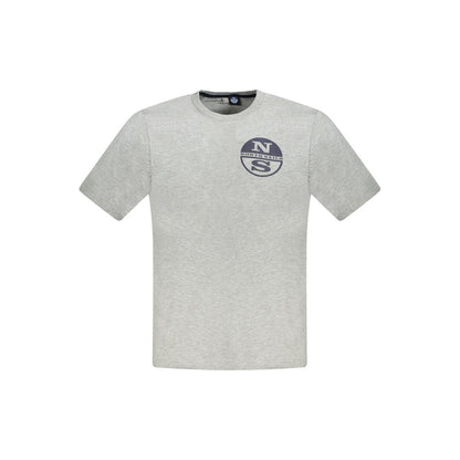 North Sails Gray Cotton T-Shirt