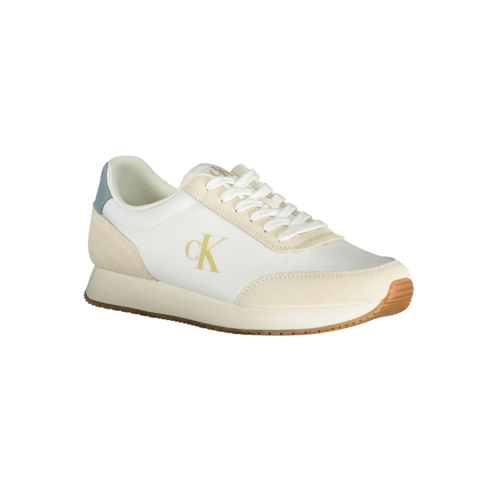 Calvin Klein White Polyester Sneaker