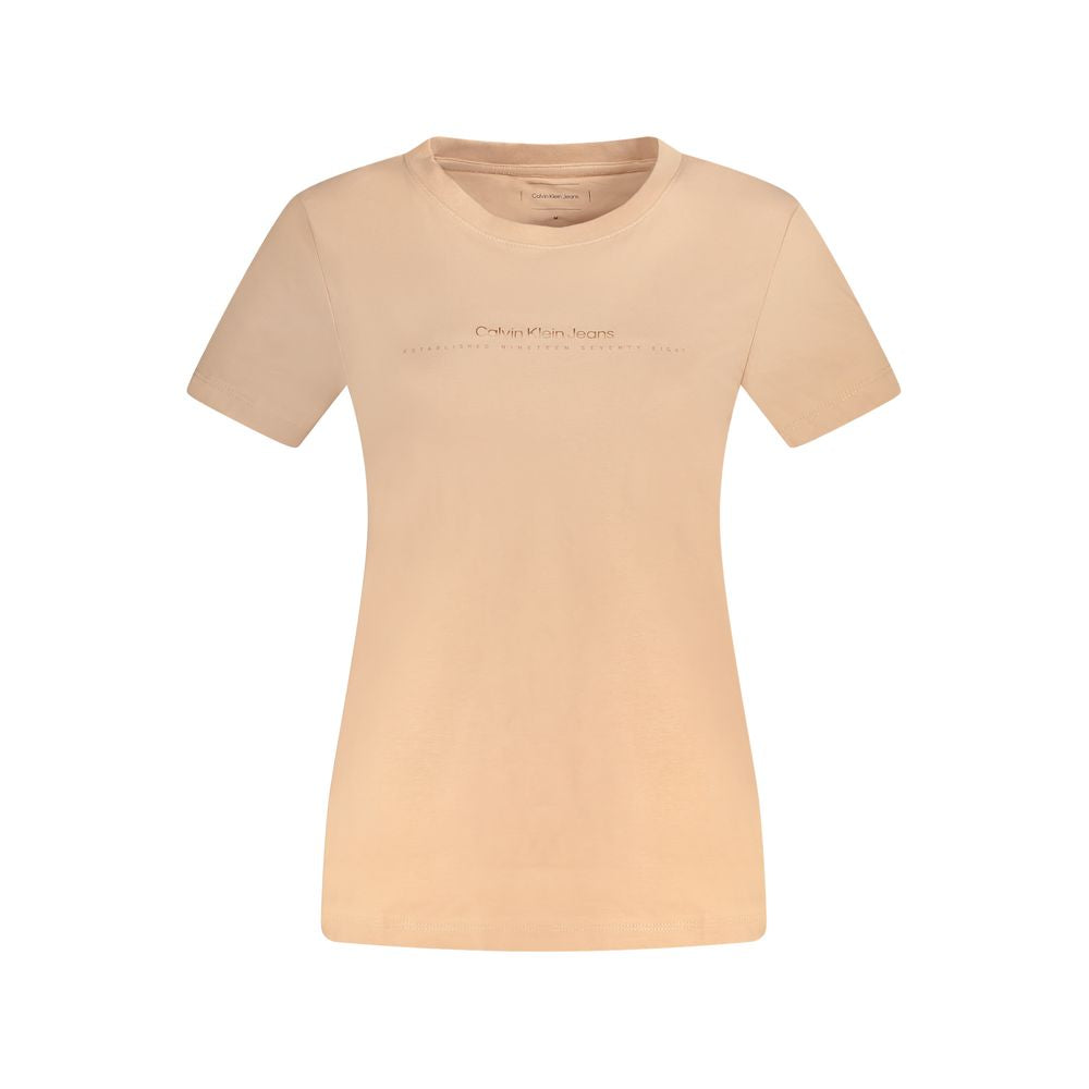 Calvin Klein Pink Cotton Tops &amp; T-Shirt