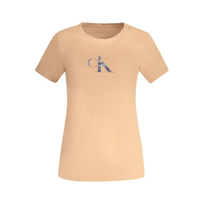 Calvin Klein Pink Cotton Tops &amp; T-Shirt