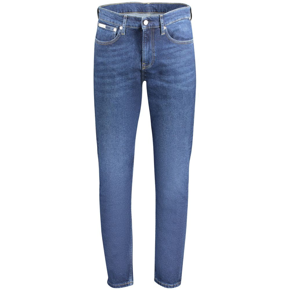 Calvin Klein Blue Cotton Jeans &amp; Pant