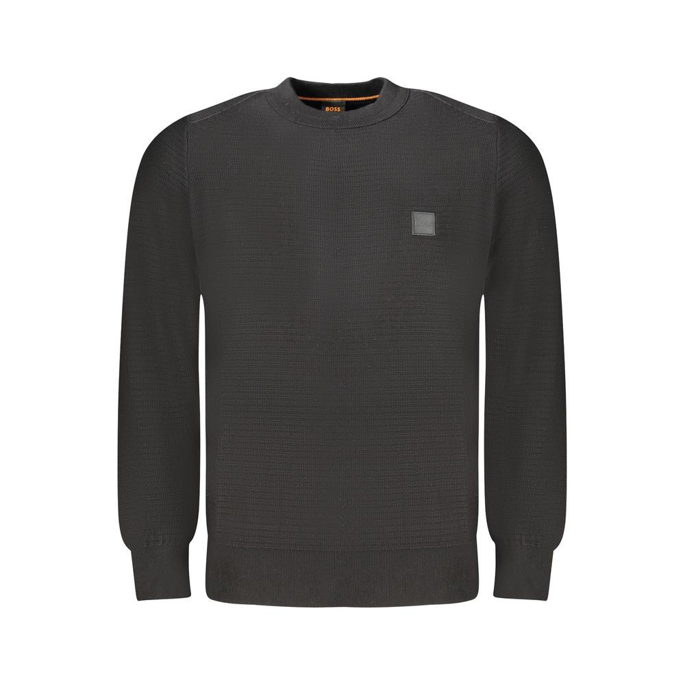 Hugo Boss Black Cotton Sweater