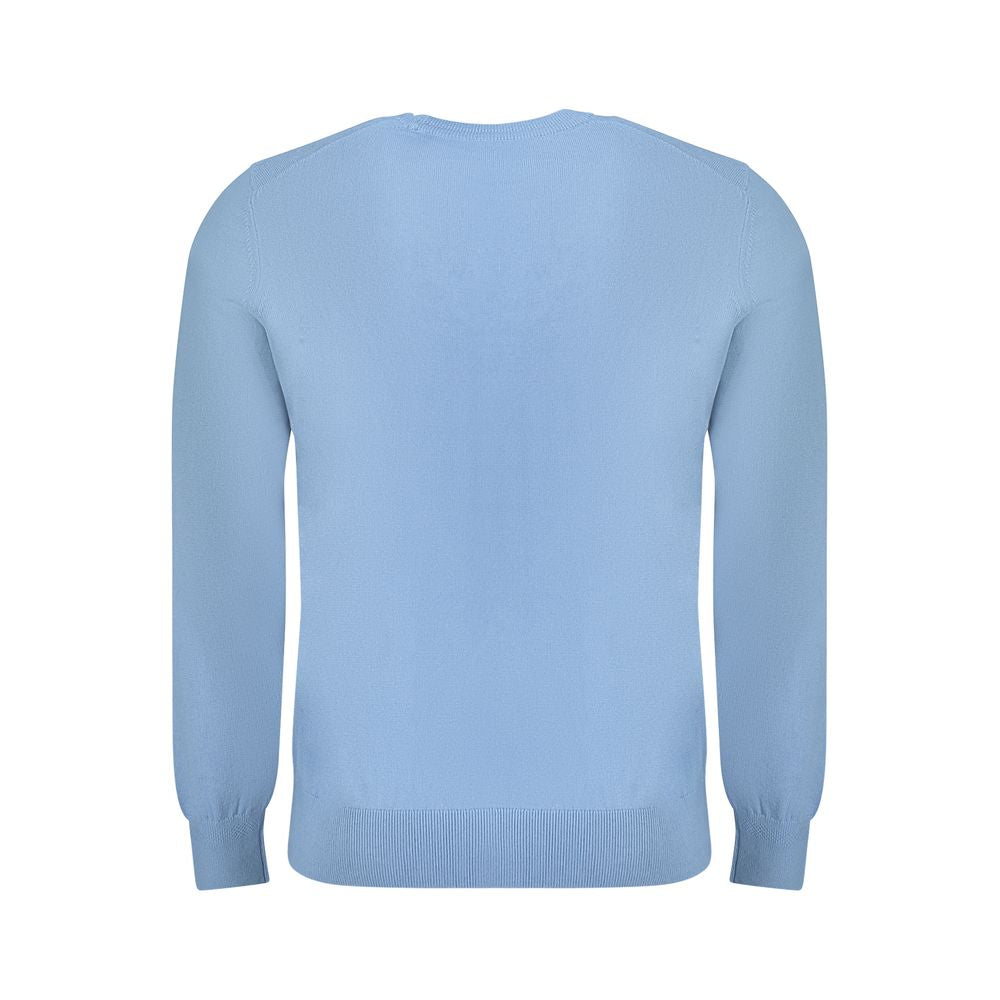 Hugo Boss Blue Cotton Sweater