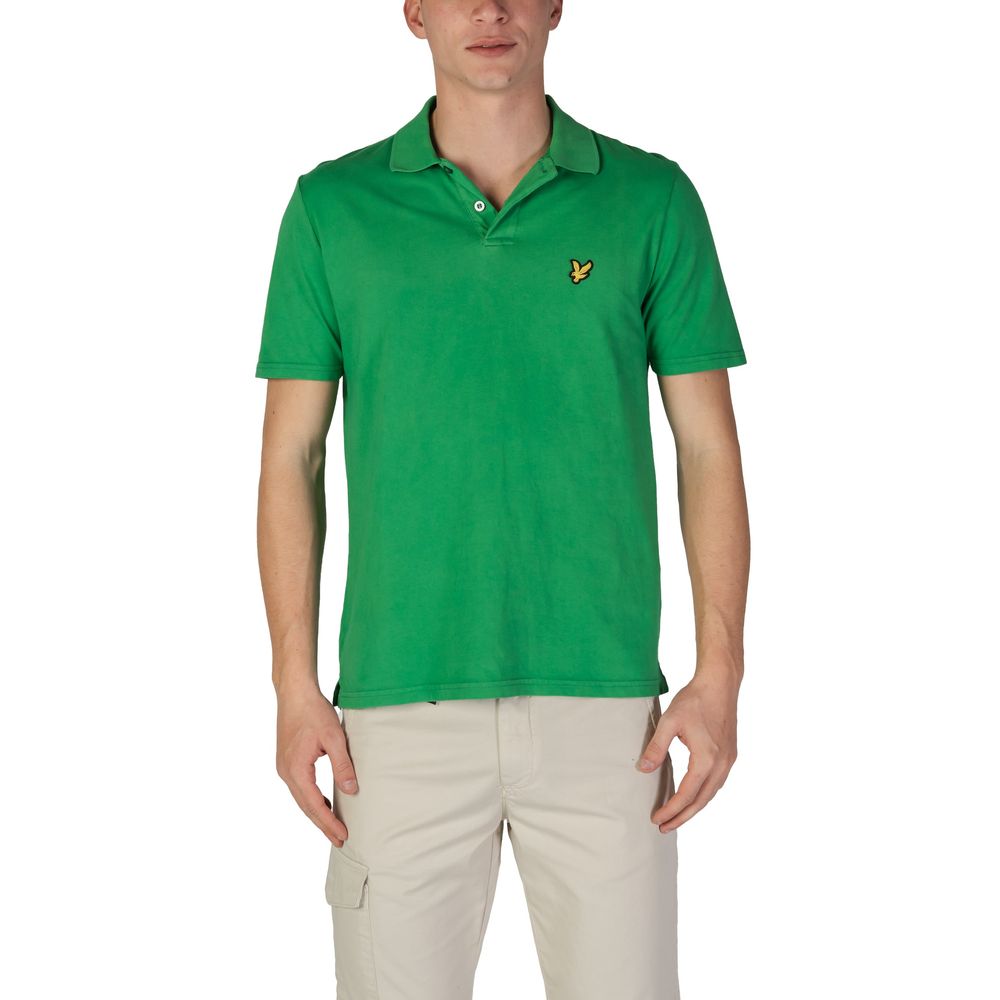 Lyle &amp; Scott Green Cotton Polo Shirt