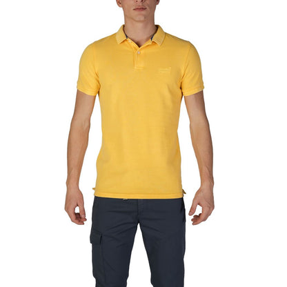 Superdry Yellow Cotton Polo Shirt