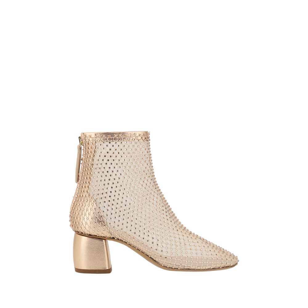 Forte_Forte Strass Mesh Ankle Boots