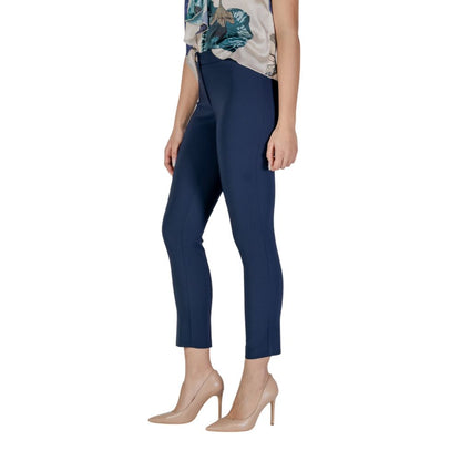 Rinascimento Blue Polyester Jeans &amp; Pant