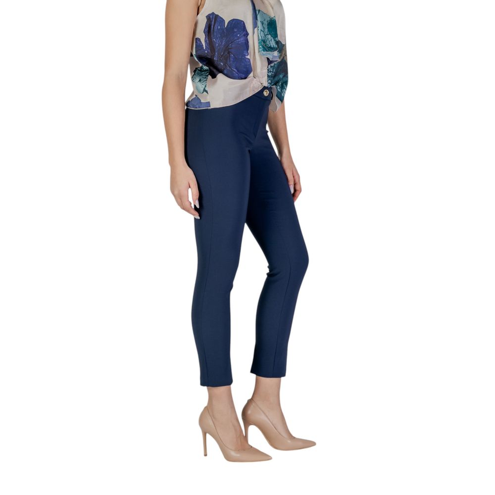 Rinascimento Blue Polyester Jeans &amp; Pant