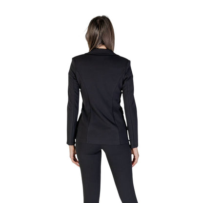 Rinascimento Black Polyester Suits &amp; Blazer