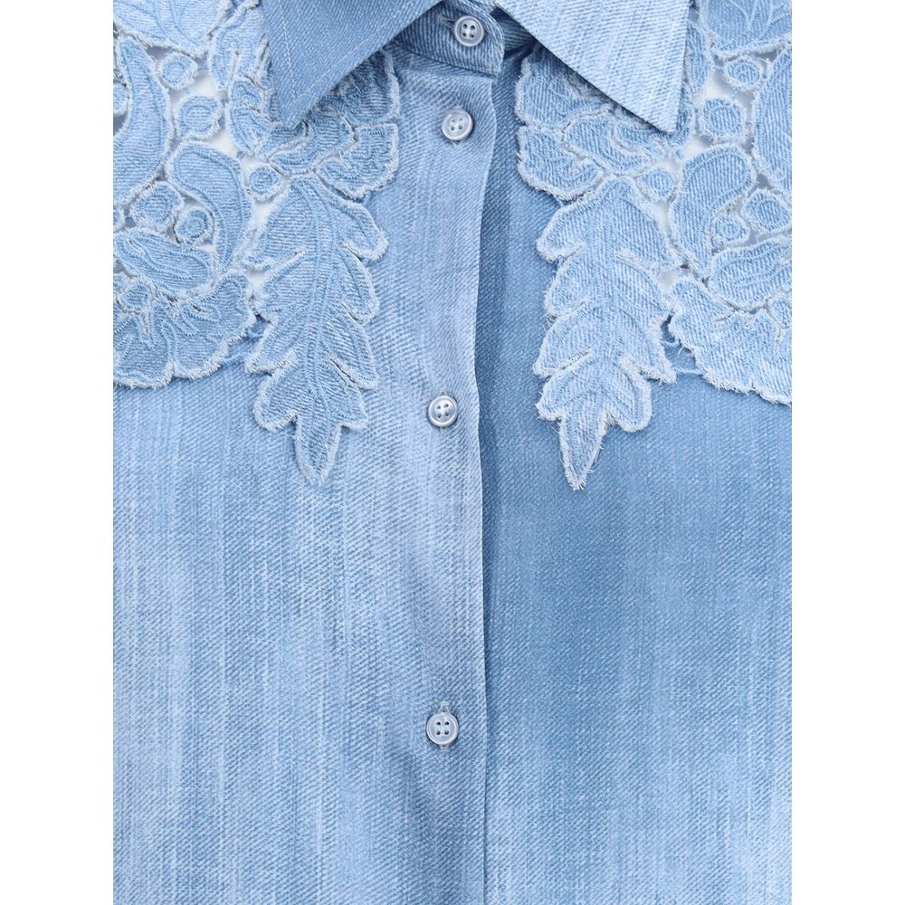 Ermanno Scervino Embroidered denim Shirt