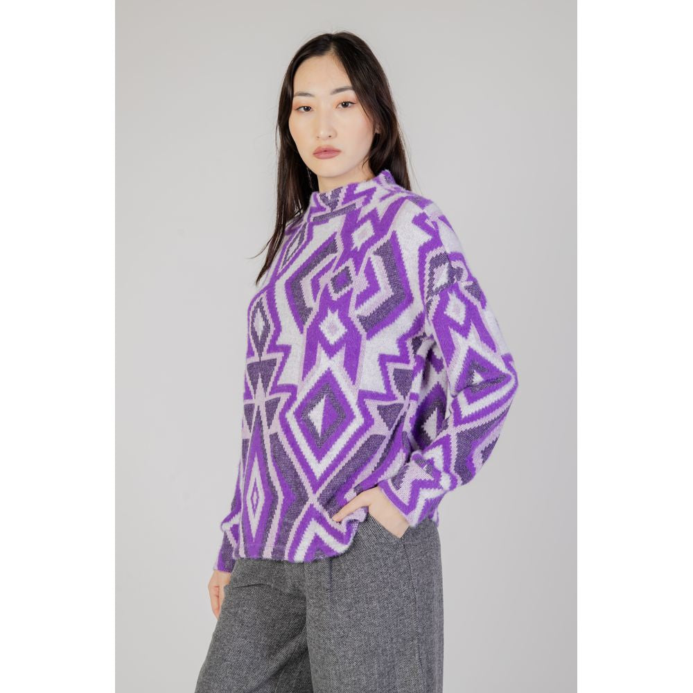 Street One Purple Polyamide Sweater