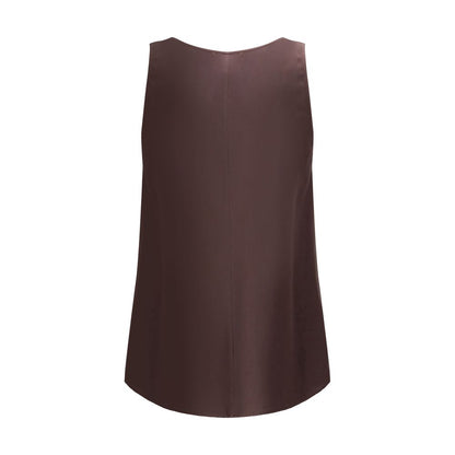 Forte_Forte Satin V-neck Top