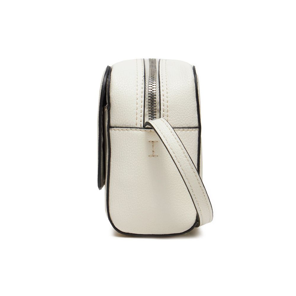 Calvin Klein Jeans White Synthetic Leather Handbag