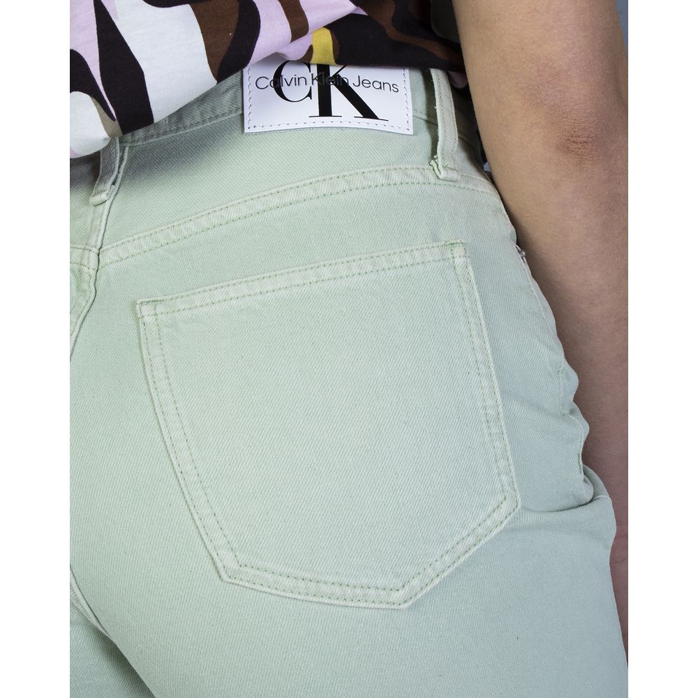 Calvin Klein Jeans Green Cotton Jeans &amp; Pant