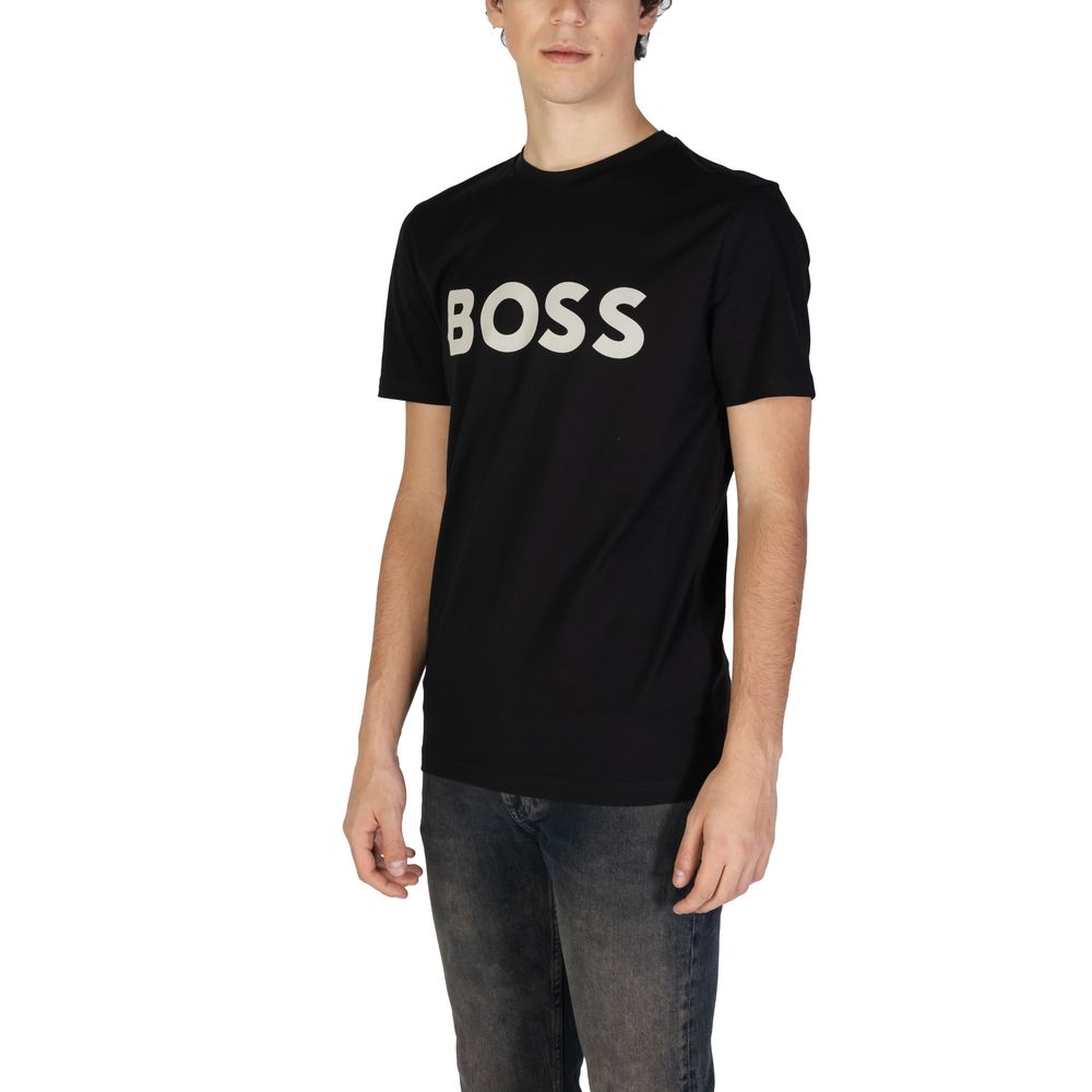 Hugo Boss Black Cotton T-Shirt