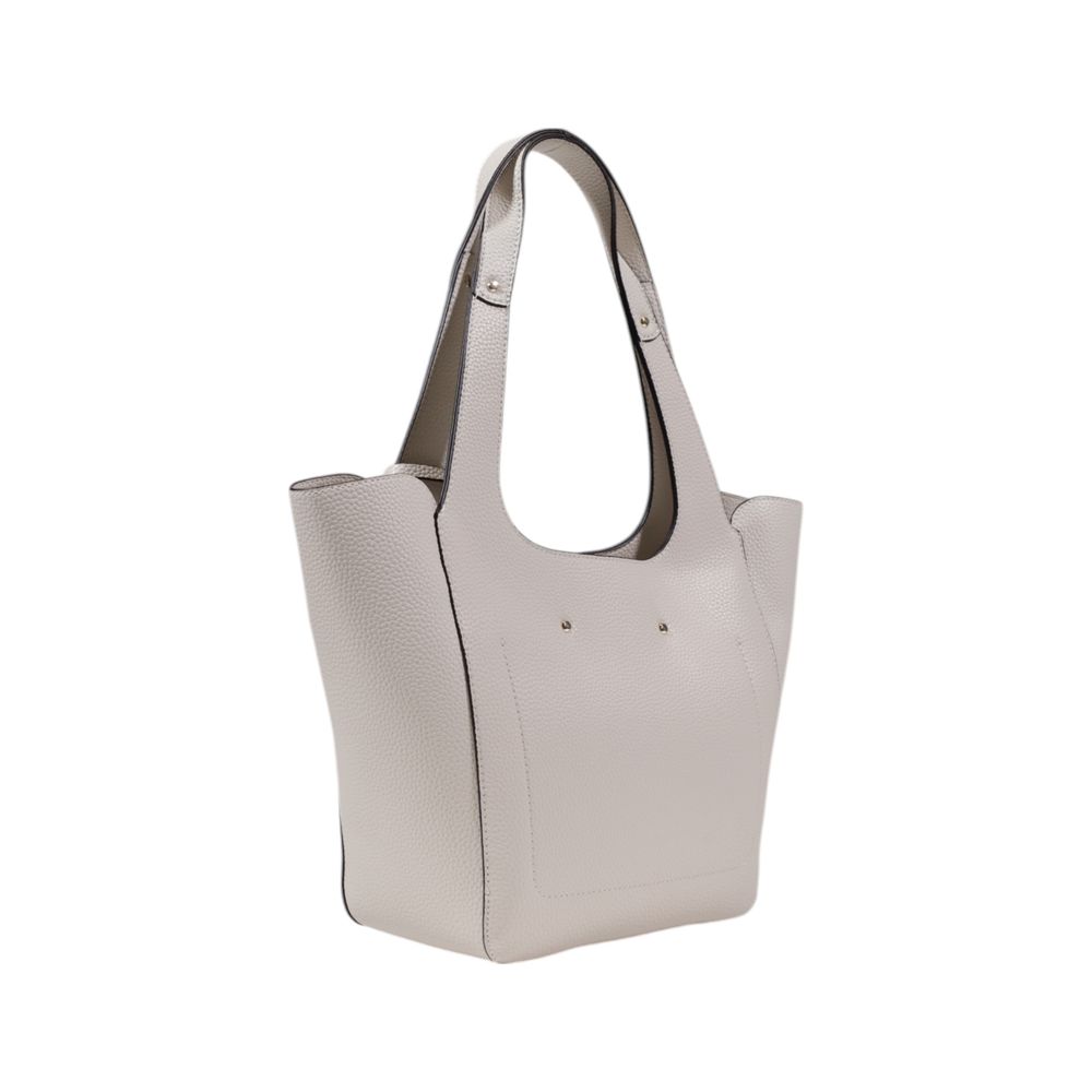 Guess Cream Polyethylene Handbag