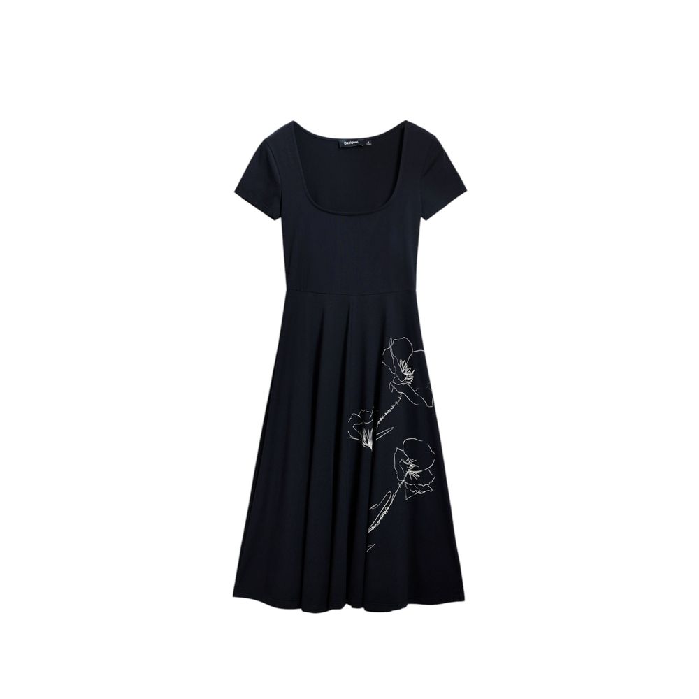 Desigual Black Cotton Dress